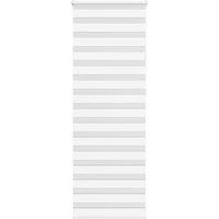 Berkfield Home Zebra Blind White 85x230 cm Fabric Width 80.9 cm Polyester