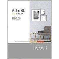 nielsen Pixel 60x80cm Picture Frame (24"x32") - Aluminium with Glass Front in Silver | Size: 60x80 cm