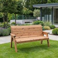 Garden Greatness Merinda Wooden Three Seater Garden Bench | Size: 3 Pack