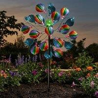 Garden Greatness SkyRunner Hot Air Balloon Solar Wind Spinner
