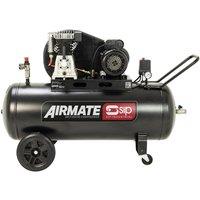 SIP BD 3HP 150 Litre Belt Drive Compressor -L37 x W131 x H82 cm -Black in Black