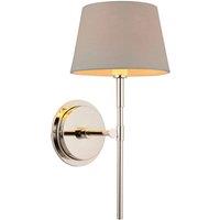 Netlighting Rennes & Cici Wall Lamp Shade & Grey Linen