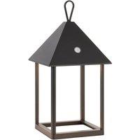 Netlighting Hoot Small Integrated LED Table Lamp Matt Black Clear Glass IP44