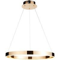 Netlighting Gen Pendant French Gold Finish Frosted Acrylic 1x