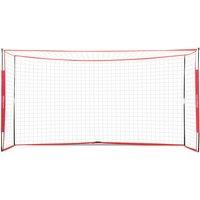 Hy-Pro 12ft x 6ft Portable Box Goal in Red | Size: Kids
