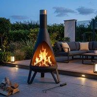 Garden Greatness Rio Contemporary Steel Garden Chimenea | Size: 1 Pack