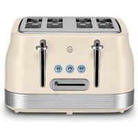 Swan RetroRevive 4 Slice Toaster in Beige | Size: A
