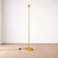 CGC Lighting CGC Lena Brushed Gold Straight Floor Lamp