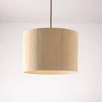 CGC Lighting Kerra Cream Fine Cotton String Large Drum Lampshade