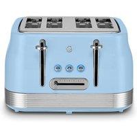 Swan RetroRevive 4 Slice Toaster in Blue | Size: A