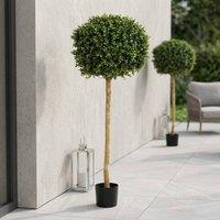 Garden Greatness Lush Green Faux Boxwood Ball Tree