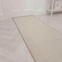 runrug Hallway Carpet Runner Rug - Soft & Comfy, 9mm - 'Hazy' in Brown | Size: 60 cm x 300 cm