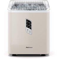 Pro Breeze Countertop Ice Cube Maker - 2L Self-Cleaning Machine With 15kg Daily Output in Dark Grey