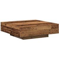Berkfield Home Coffee Table - Old Wood, 100x100x31 cm, Made from Engineered Wood in Brown | Size: 100 x 100 x 31 cm