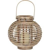 Hill Interiors Willow Round Lantern in Brown