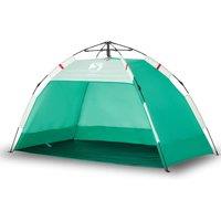 Berkfield Home Beach Tent 2-Person Sea Green Quick Release Waterproof