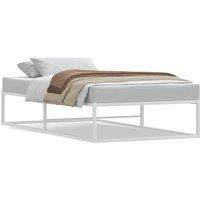 Berkfield Home Bed Frame without Mattress White 100x200 cm Metal
