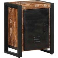 Berkfield Home Bedside Cabinets 2 pcs Multicolour Solid Rough Wood Mango