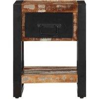 Berkfield Home Bedside Cabinets 2 pcs Multicolour Solid Rough Wood Mango