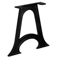 Berkfield Home Coffee Table Legs 2 pcs with Arched Base A-Frame Cast Iron in Black