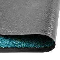 Berkfield Home Doormat Washable Cyan 120x180 cm in Aqua