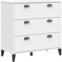 Berkfield Home Drawer Cabinet VIKEN White Engineered Wood
