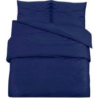 Berkfield Home Duvet Cover Set Navy Blue 225x220 cm Light-weight Microfiber