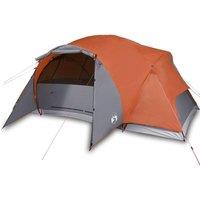 Berkfield Home Family Tent Crossvent 8-Person Orange Waterproof