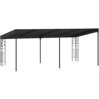 Berkfield Home Wall-mounted Gazebo 6x3x2.5 m Anthracite in Black