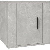Berkfield Home Wall Mounted TV Cabinet Concrete Grey 40x34, 5x40 cm