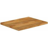 Berkfield Home Table Top Live Edge 70x60x2.5 cm Solid Wood Mango in Brown