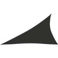 Berkfield Home Sunshade Sail Oxford Fabric Triangular 4x5x6.4 m Anthracite in Black