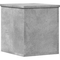 Berkfield Home Storage Box Concrete Grey 30x35x35 cm Engineered Wood | Size: 30 x 35 x 35 cm