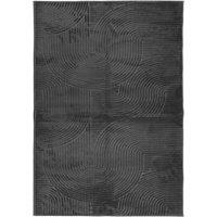 Berkfield Home Rug IZA Short Pile Scandinavian Look Anthracite 120x170 cm in Dark Grey | Size: Medium