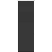 Berkfield Home Roller Blind Blackout Black 45x150 cm Fabric Width 40.7 cm Polyester