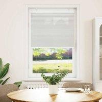 Berkfield Home Pleated Blind Light Grey 80x150 cm Fabric Width 79.4 cm Polyester