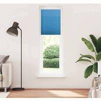 Berkfield Home Pleated Blind Blue 60x200 cm Fabric Width 59.4 cm Polyester