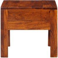 Berkfield Home Stylish Bedside Cabinet 2 pcs 40x40x36 cm Solid Wood Acacia in Brown | Size: 40 x 40 x 36 cm
