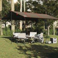 Berkfield Home Comfortable Camping Tarp Brown 451x420 cm Waterproof