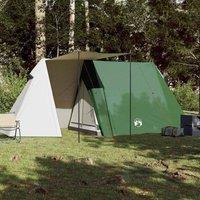 Berkfield Home Modern Camping Tent 3-Person Green Waterproof