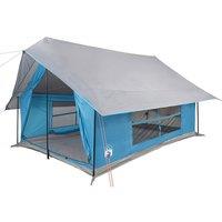 Berkfield Home Modern Camping Tent 5-Person Blue Waterproof