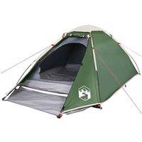 Berkfield Home Modern Camping Tent Dome 2-Person Green Waterproof