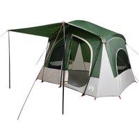 Berkfield Home Modern Camping Tent Cabin 5-Person Green Waterproof