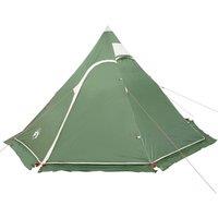 Berkfield Home Modern Camping Tent Tipi 5-Person Green Waterproof