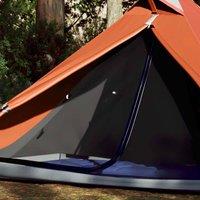 Berkfield Home Modern Camping Tent Tipi 1-Person Orange Waterproof