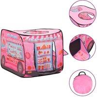 Berkfield Home Durable Children Play Tent with 250 Balls Pink 70x112x70 cm | Size: 70 x 112 x 70 cm