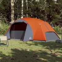 Berkfield Home Modern Family Tent Crossvent 8-Person Orange Waterproof