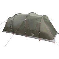 Berkfield Home Modern Family Tent Tunnel 6-Person Olive Green Waterproof