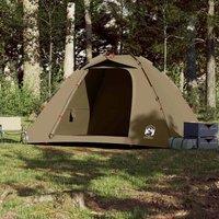 Berkfield Home Comfortable Fishing Tent 4-Person Olive Green Quick Release