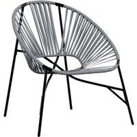 Berkfield Home Beautiful Garden Chair Set 3 pcs Black & Light Grey Poly Rattan